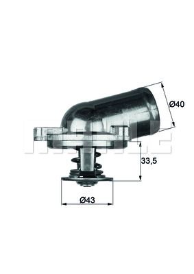 WILMINK GROUP Термостат, охлаждающая жидкость WG1262775